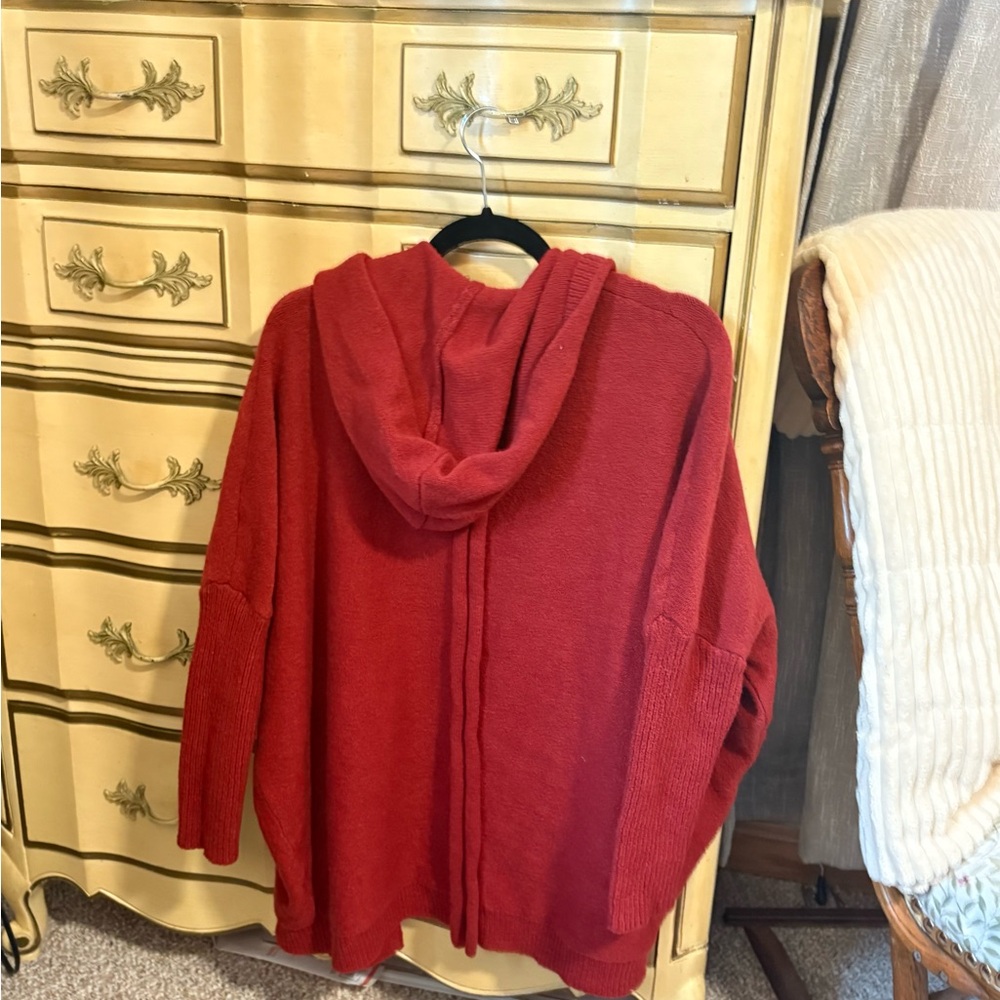 NWOT - Open Front Cardigan with Hood - Picture 3 of 5